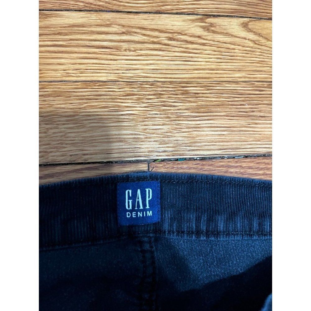 Gap 1969 True Skinny Corduroy Pants Women's Size 36x29 Black Casual - Picture 2 of 5